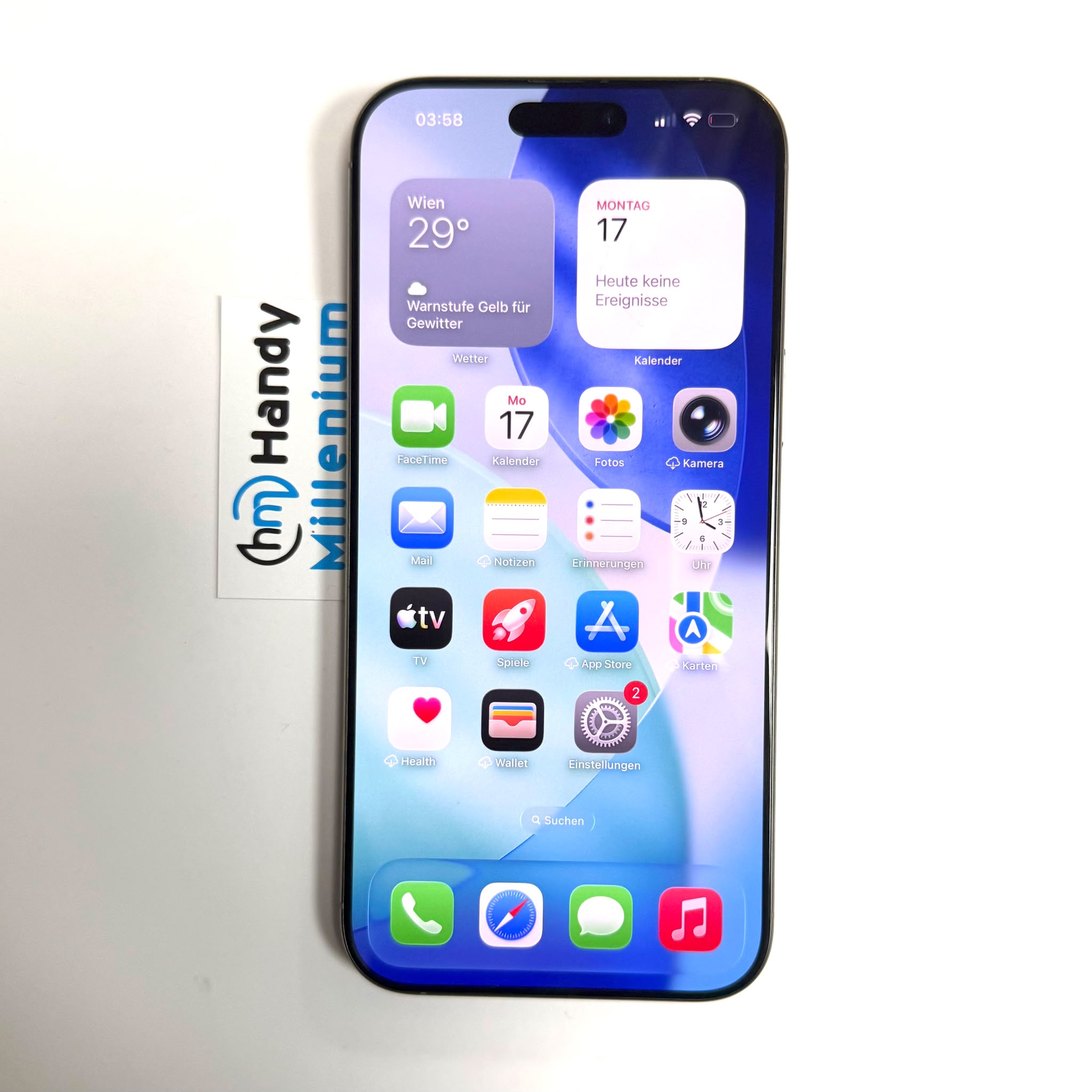 Apple iPhone 16 pro Max Naturgrau | 256GB - Erneuert – Bild 3